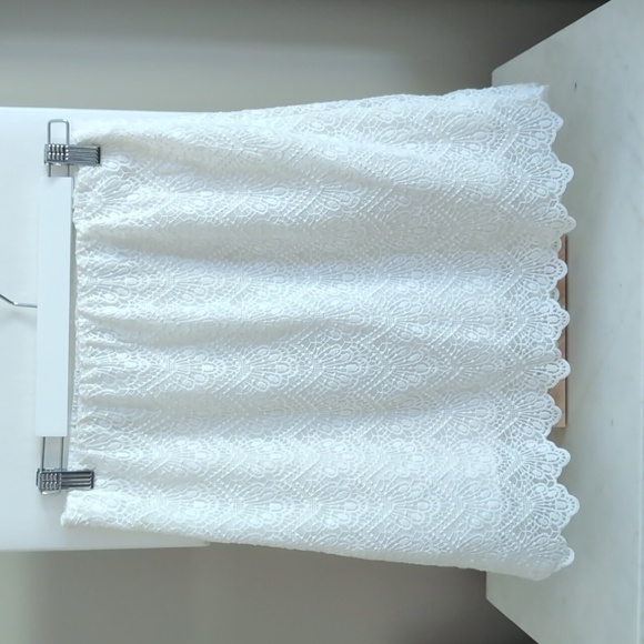 J. Crew Dresses & Skirts - J Crew White Lace Skirt